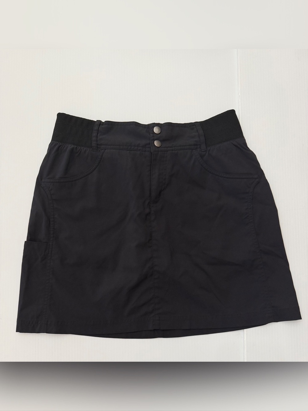 Title Nine Black Recycled Clamber 2.0 Hiking Skort Size 8